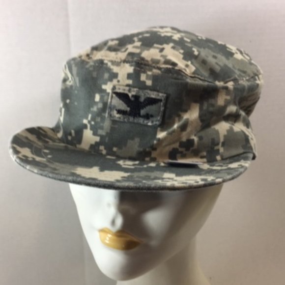 Trooper Air Force Military Cadet Adjustable Baseball Cap Hat Green Camo - Picture 1 of 7